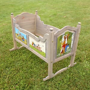 Barnevogge med dekor